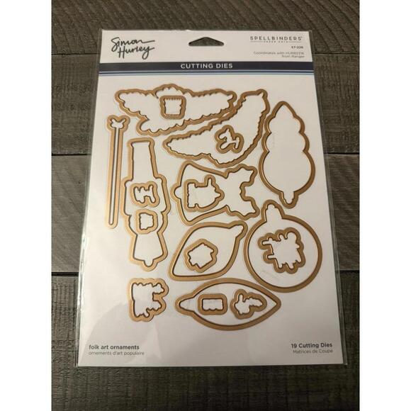 Spellbinders Other - Spellbinders Folk Art Ornaments cutting dies set